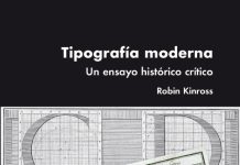 Tipografía moderna, un ensayo histórico crítico