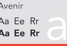 La «nueva» tipografía de Apple: Avenir La «nueva» tipografía de Apple: Avenir