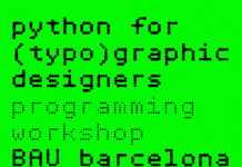 Python para diseñadores (tipo)gráficos