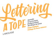 Lettering a tope